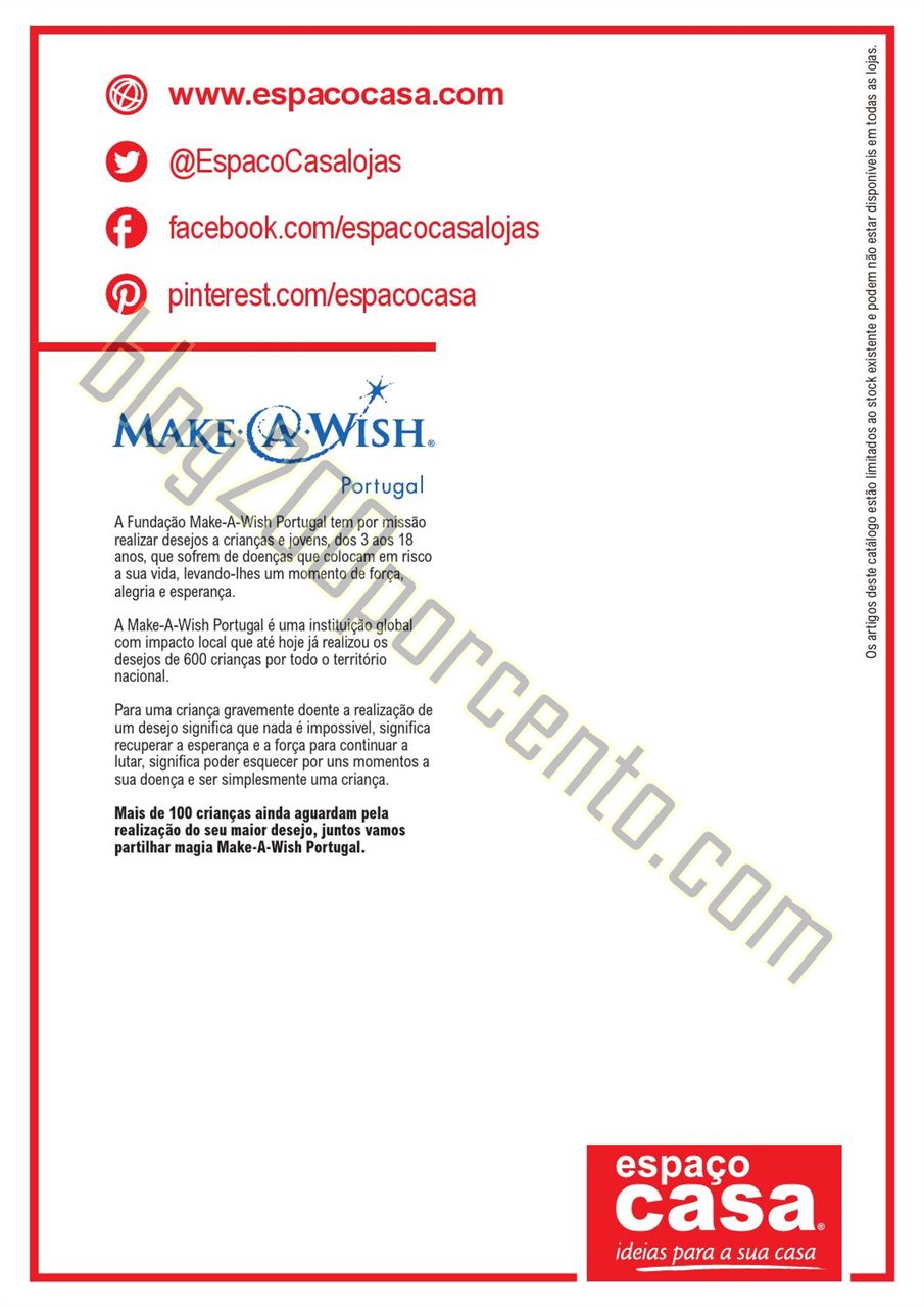 Novo Folheto ESPAÇO CASA Decoração Natal 2015 1