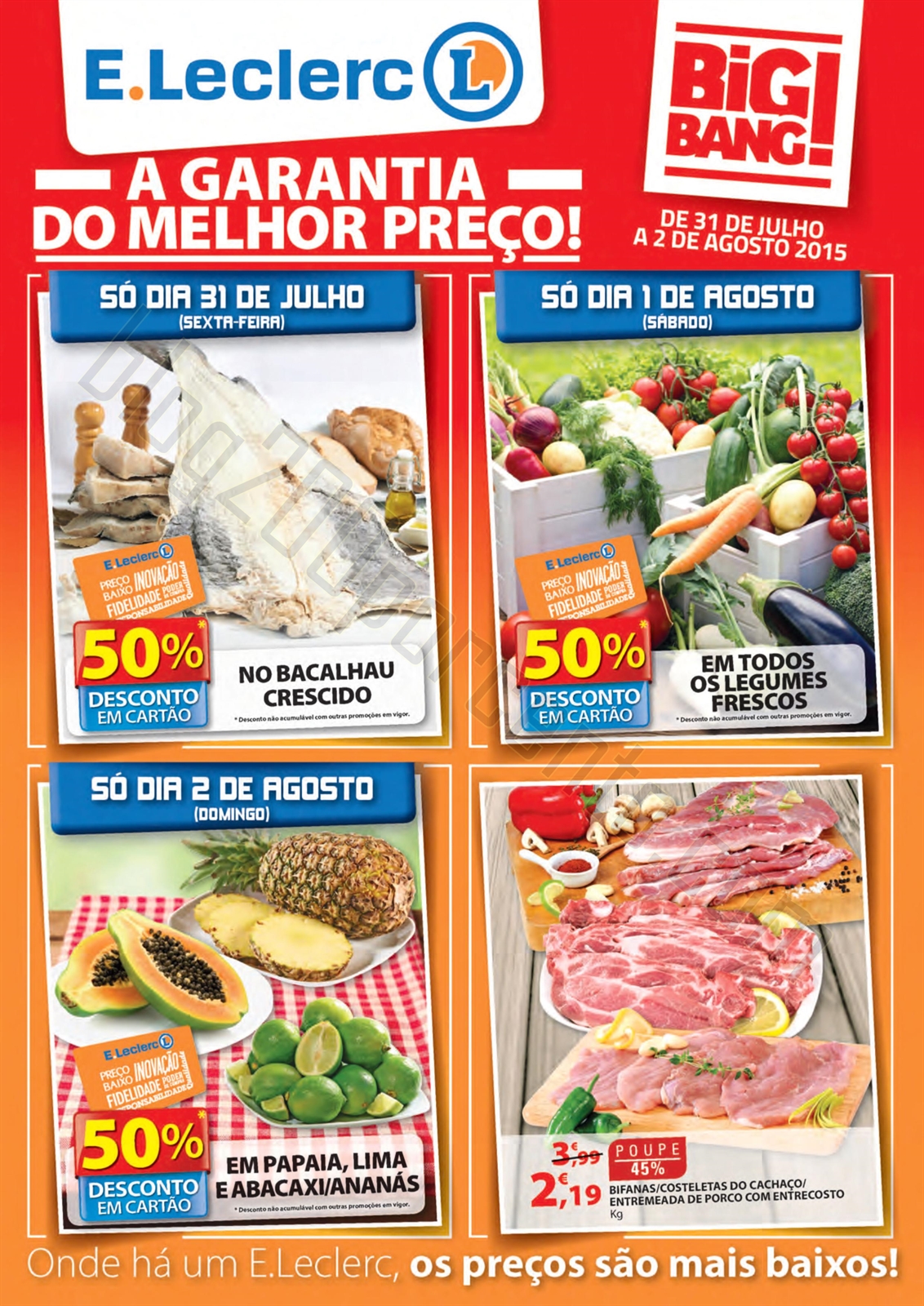 Antevisão Folheto E-LECLERC Fim de Semana de 31 j