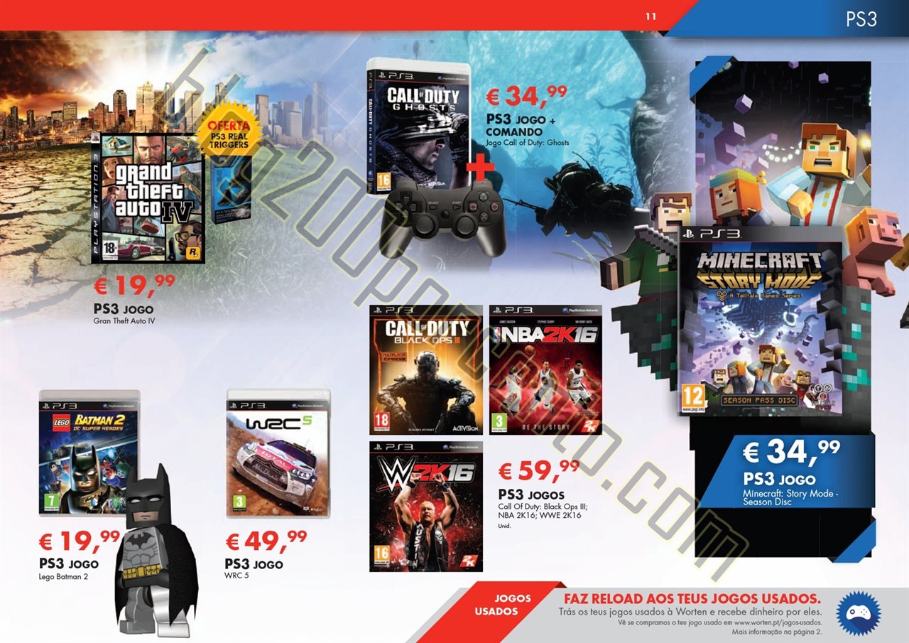 Novo Folheto WORTEN Entretenimento Natal de 13 nov