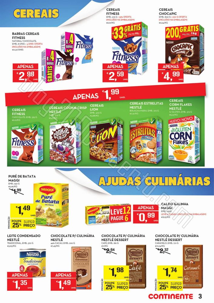 Antevisão Folheto CONTINENTE Nestlé de 2 a 11 ja