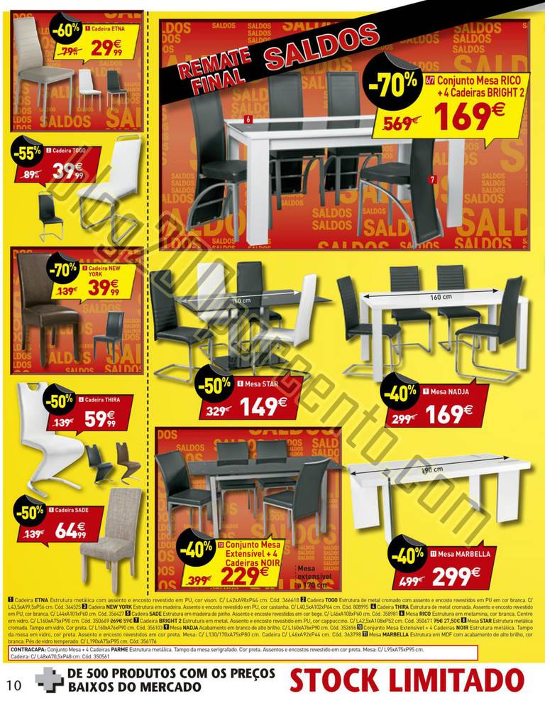 Antevisão Folheto CONFORAMA Remate Saldos de 13 a