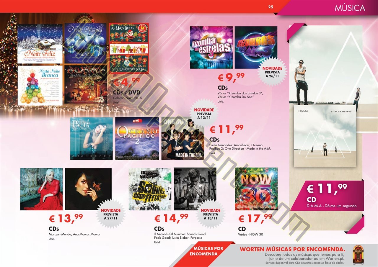 Novo Folheto WORTEN Entretenimento Natal de 13 nov
