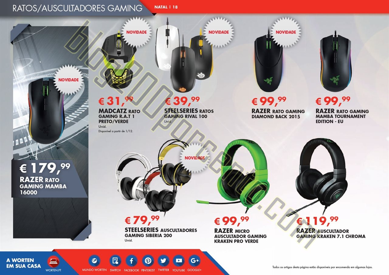 Novo Folheto WORTEN Entretenimento Natal de 13 nov