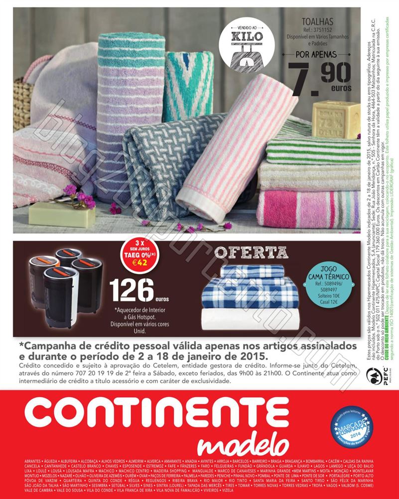 Antevisão Folheto CONTINENTE Aquecimento de 2 a 1