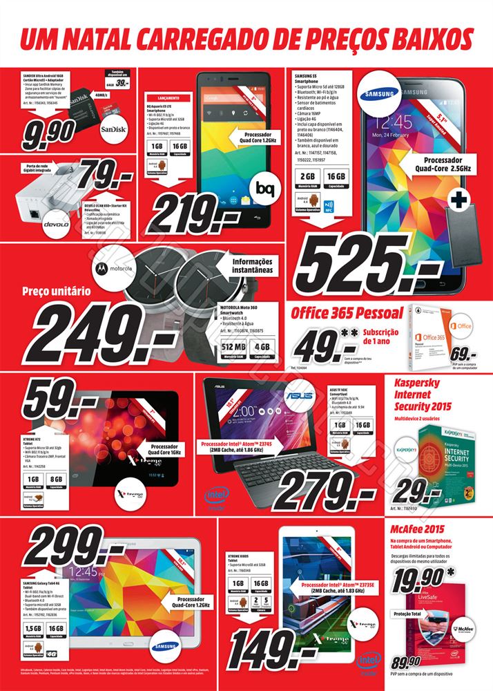 Antevisão Folheto MEDIA MARKT de 18 a 24 dezembro
