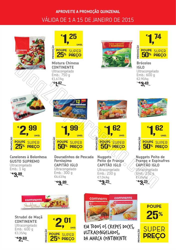 Antevisão Folheto CONTINENTE ICE de 1 a 31 janeiro