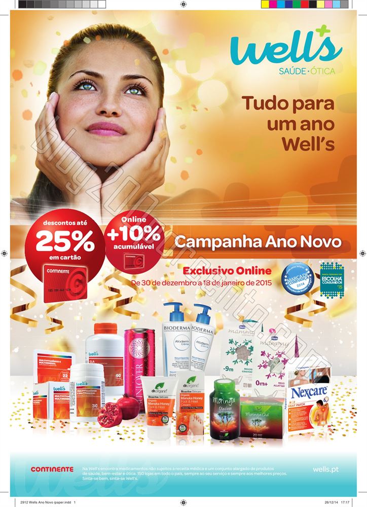 Novo Folheto WELLS Ano Novo de 30 dezembro a 18 ja