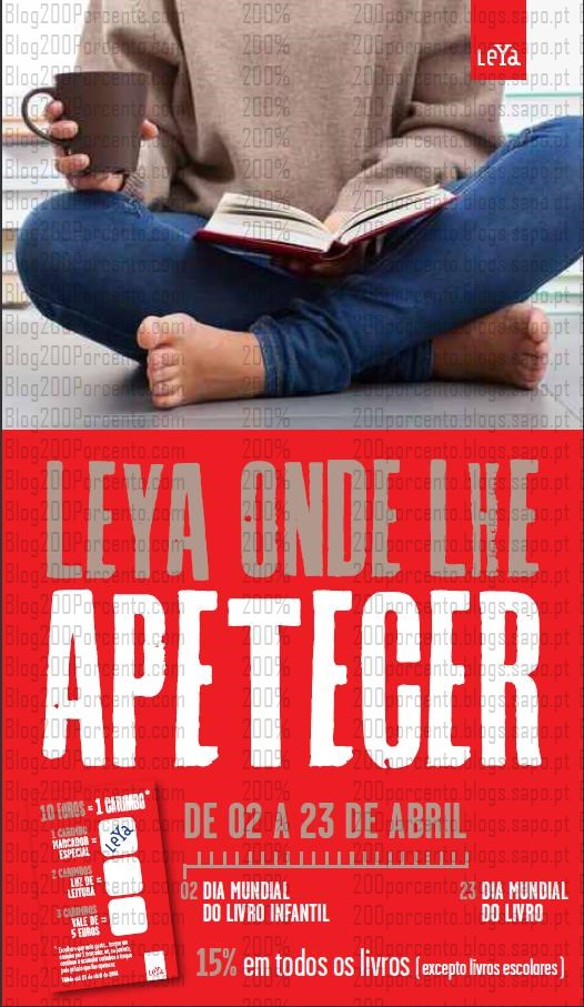 15% de desconto | LEYA | até 23 abril