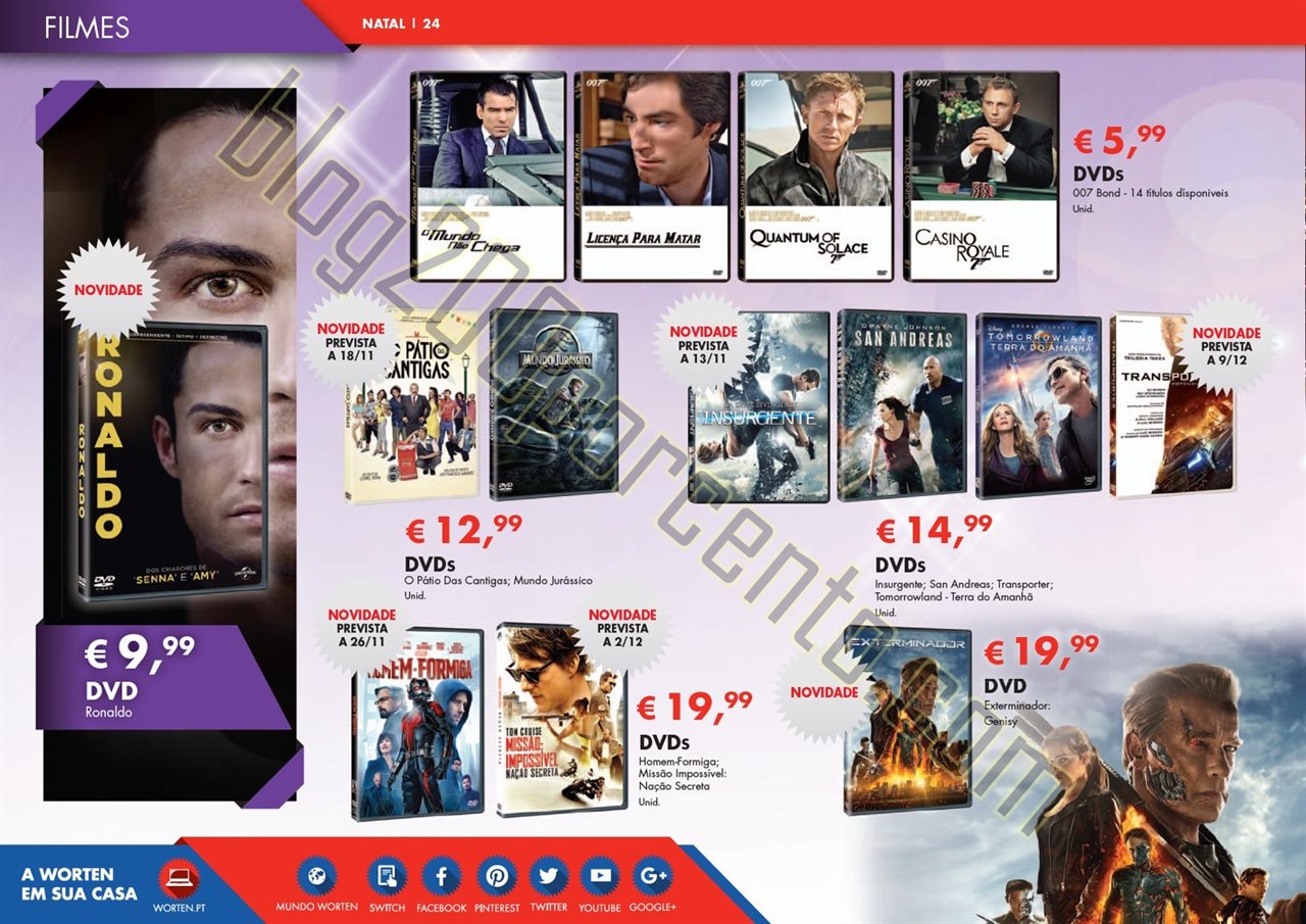 Novo Folheto WORTEN Entretenimento Natal de 13 nov