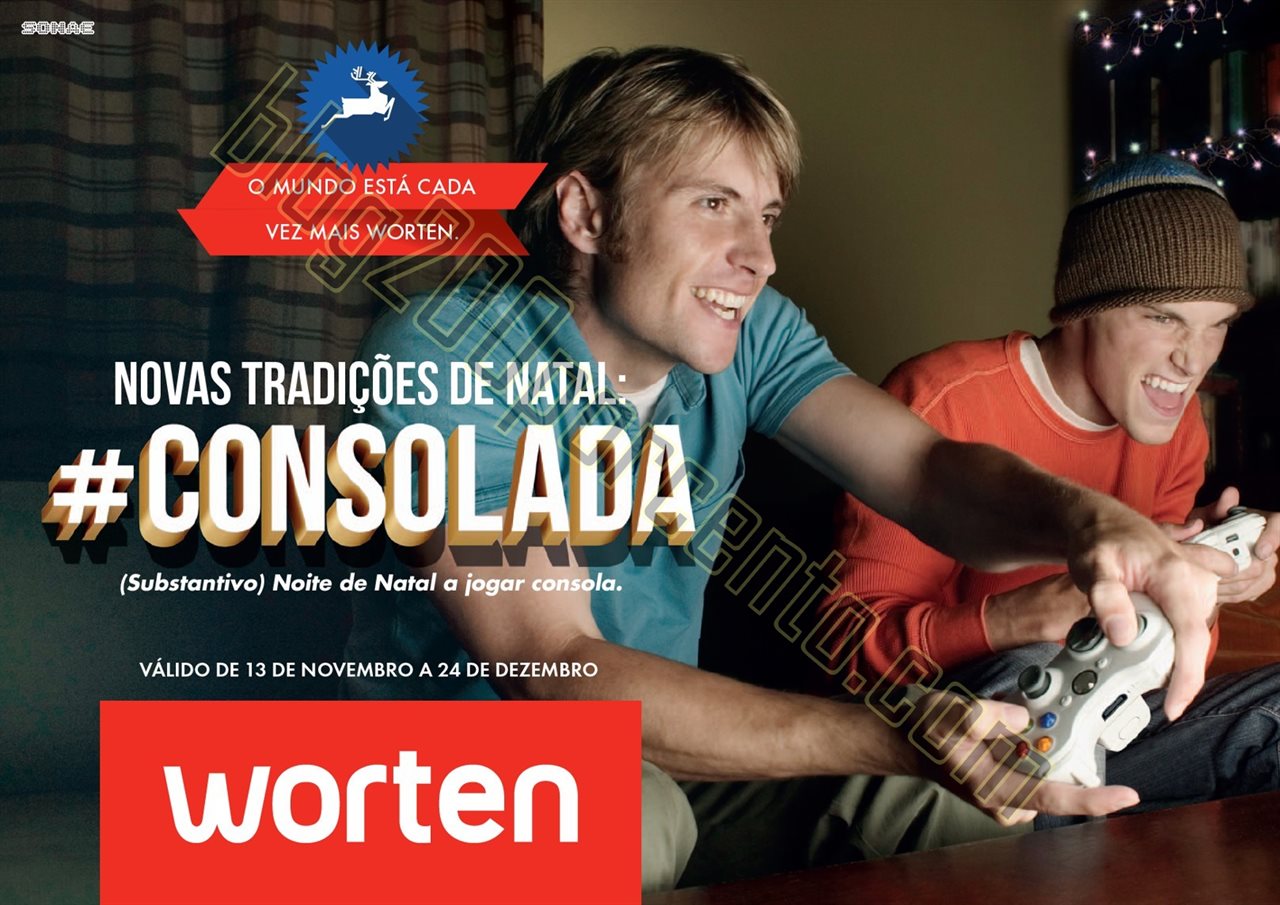 Novo Folheto WORTEN Entretenimento Natal de 13 nov