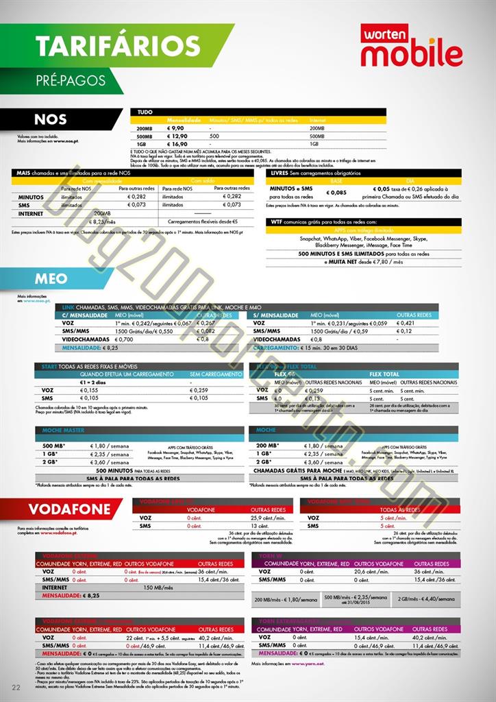 Novo Folheto WORTEN MOBILE Promoções até 2 sete