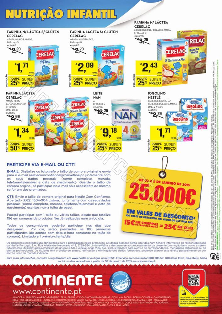 Antevisão Folheto CONTINENTE Nestlé de 2 a 11 ja