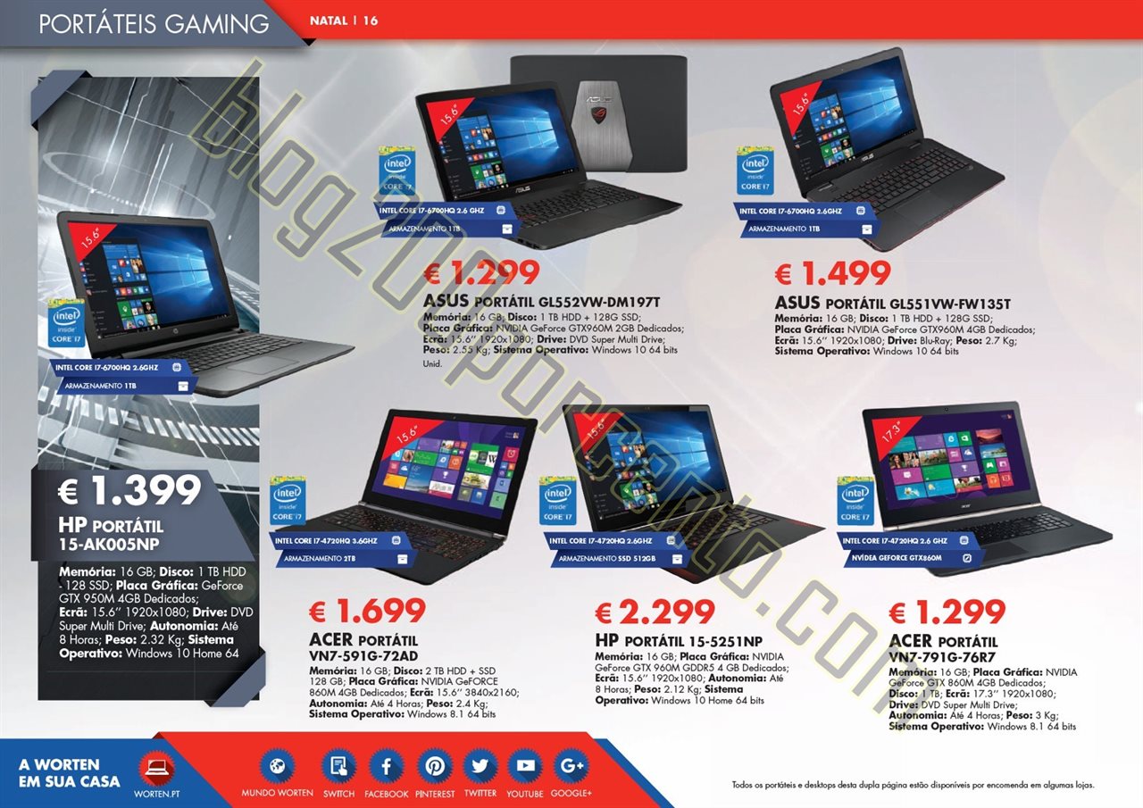 Novo Folheto WORTEN Entretenimento Natal de 13 nov