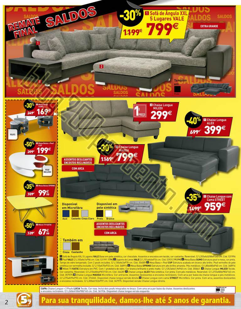Antevisão Folheto CONFORAMA Remate Saldos de 13 a
