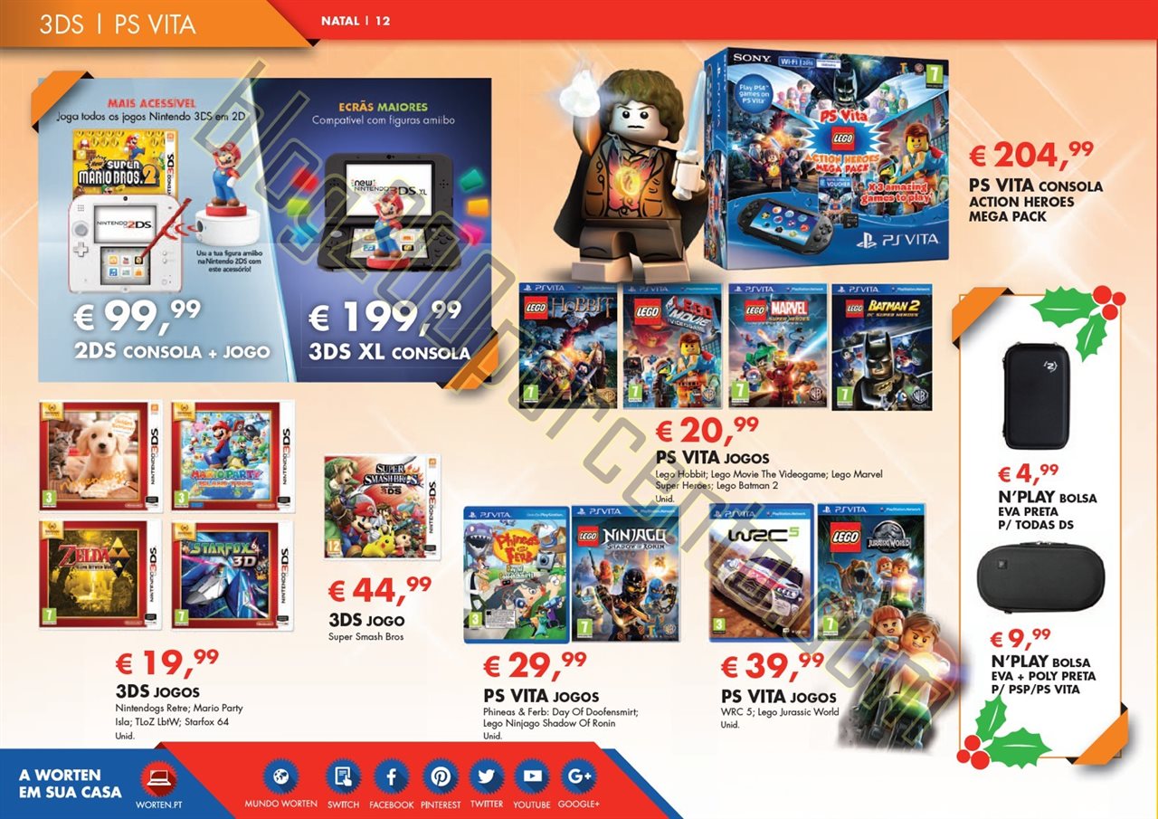 Novo Folheto WORTEN Entretenimento Natal de 13 nov