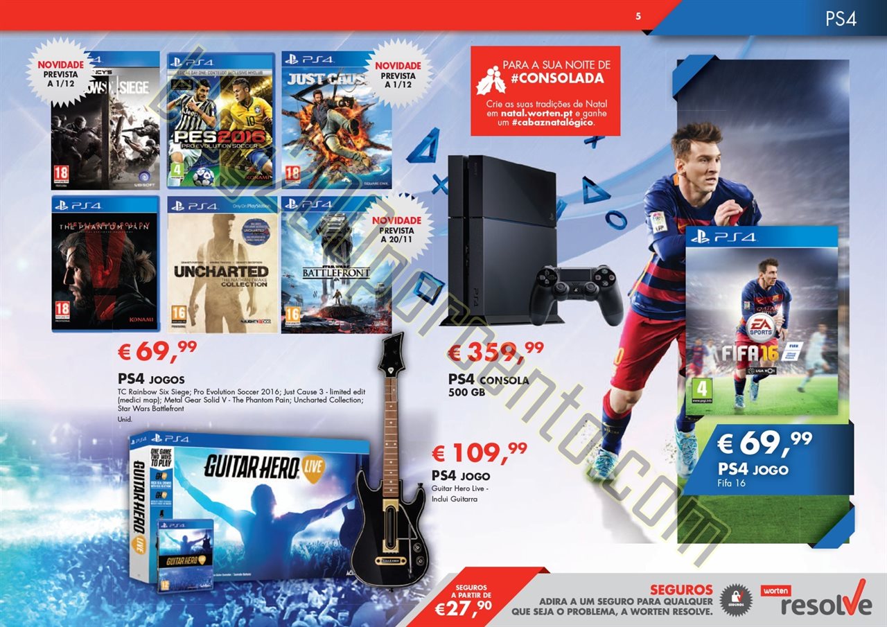 Novo Folheto WORTEN Entretenimento Natal de 13 nov