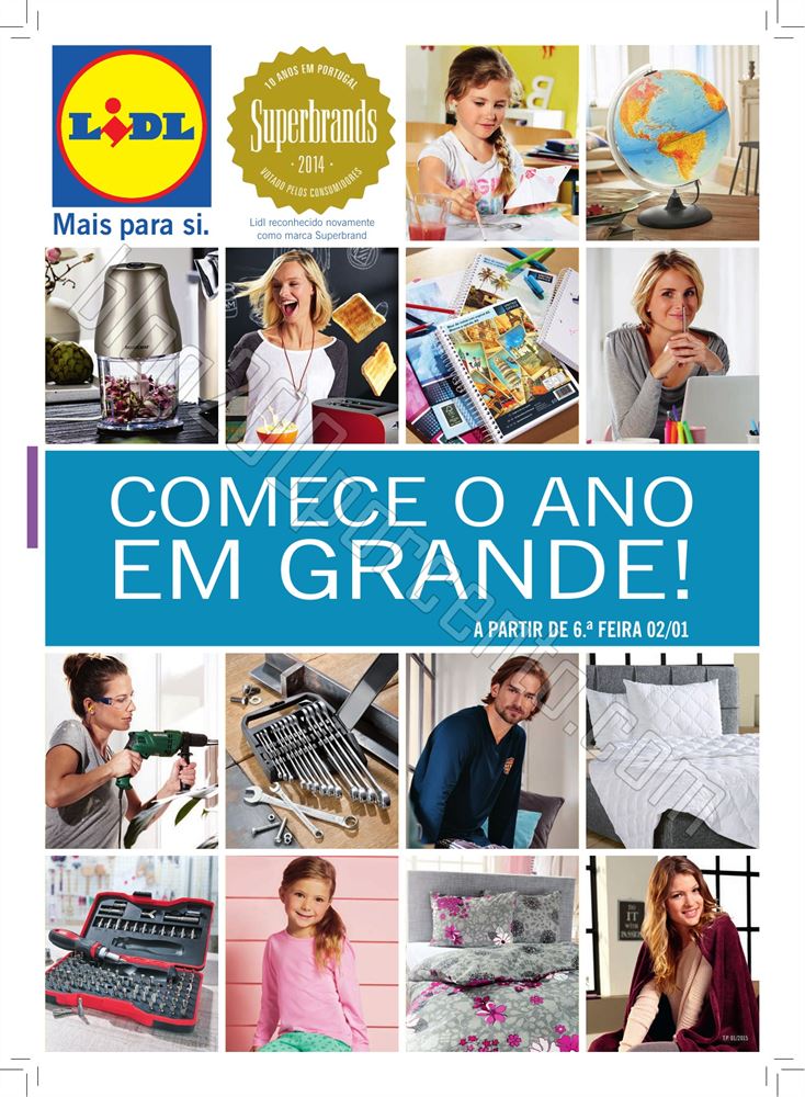 Antevisão Folheto LIDL a partir de 2 a 7 janeiro.