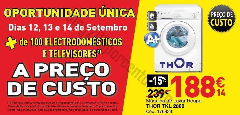Promoções CONFORAMA Preço de custo - de 12 a 14 setembro