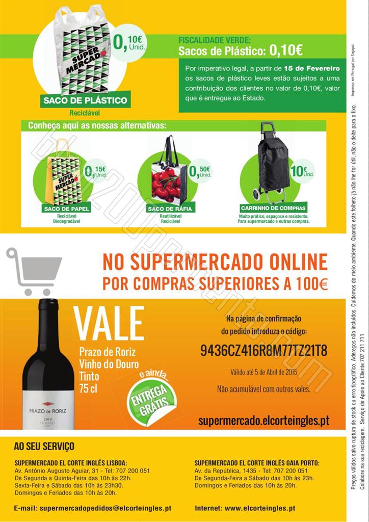 Antevisão Folheto EL CORTE INGLÉS de 13 março a