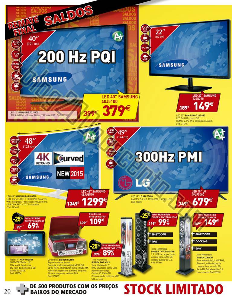 Antevisão Folheto CONFORAMA Remate Saldos de 13 a