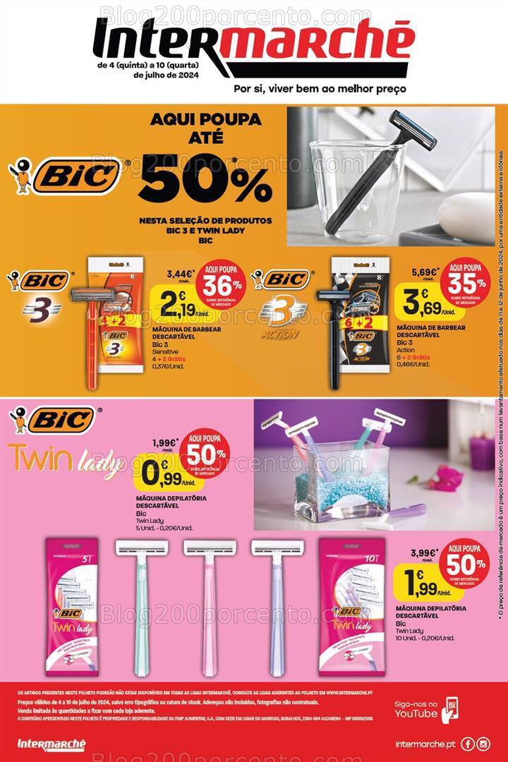 Antevisão Folheto INTERMARCHÉ Extra Promoções de 4 a 10 julho