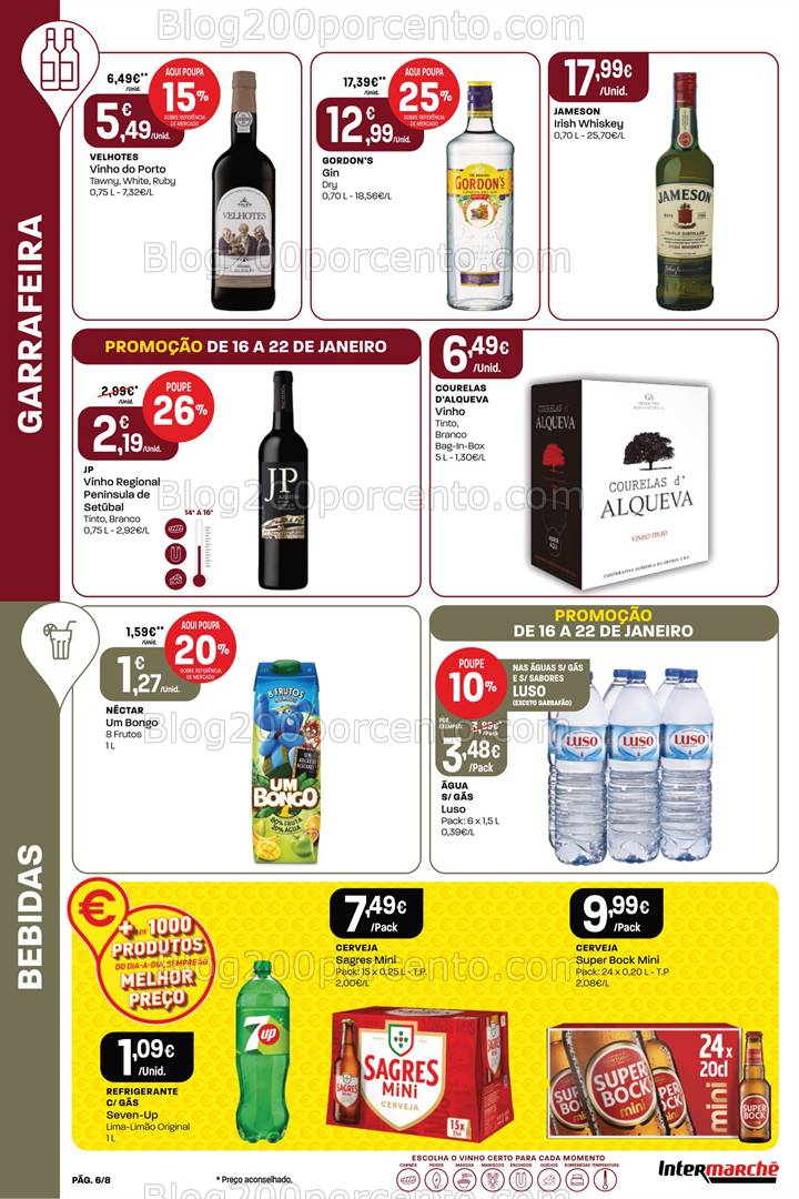 Antevisão Folheto INTERMARCHÉ Mini Promoções de 16 a 22 janeiro