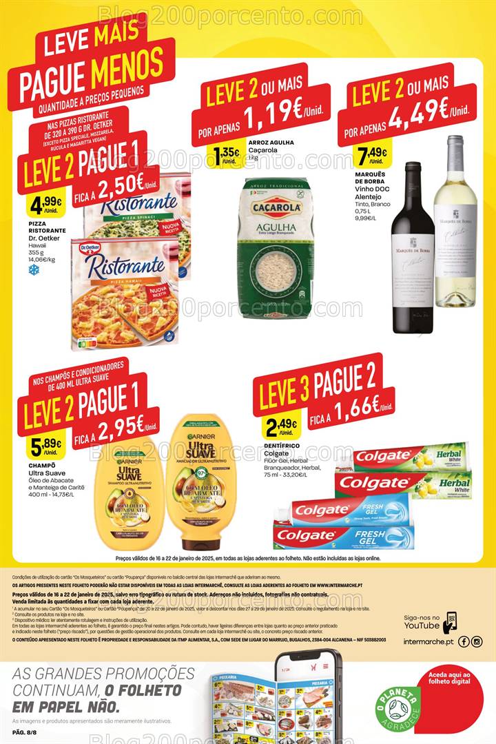Antevisão Folheto INTERMARCHÉ Mini Promoções de 16 a 22 janeiro