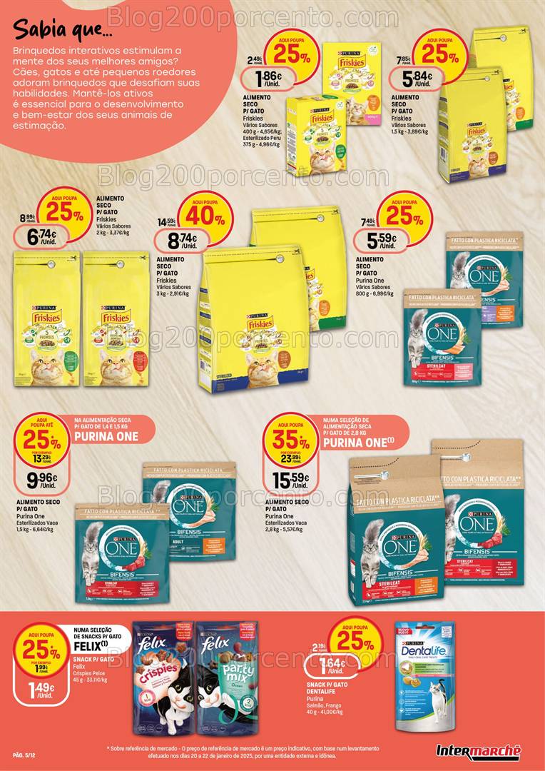 Antevisão Folheto INTERMARCHÉ Especial Pets Promoções de 6 a 19 março