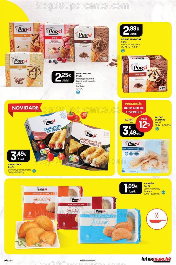Antevisão Folheto INTERMARCHÉ Porsi Promoções de 22 a 28 fevereiro