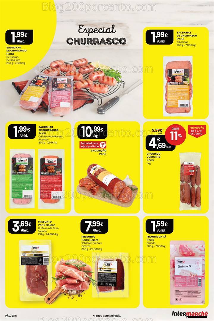 Antevisão Folheto INTERMARCHÉ Especial Porsi Promoções de 6 a 12 junho