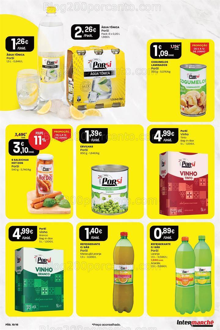 Antevisão Folheto INTERMARCHÉ Especial Porsi Promoções de 6 a 12 junho