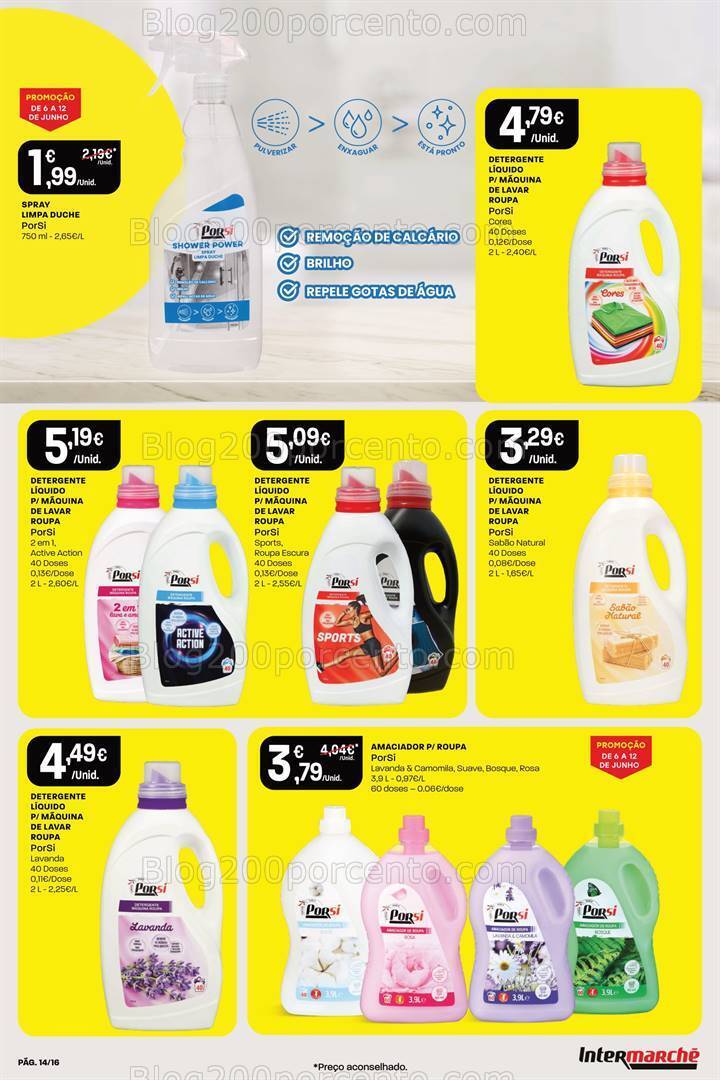 Antevisão Folheto INTERMARCHÉ Especial Porsi Promoções de 6 a 12 junho