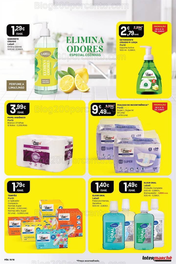 Antevisão Folheto INTERMARCHÉ Especial Porsi Promoções de 6 a 12 junho