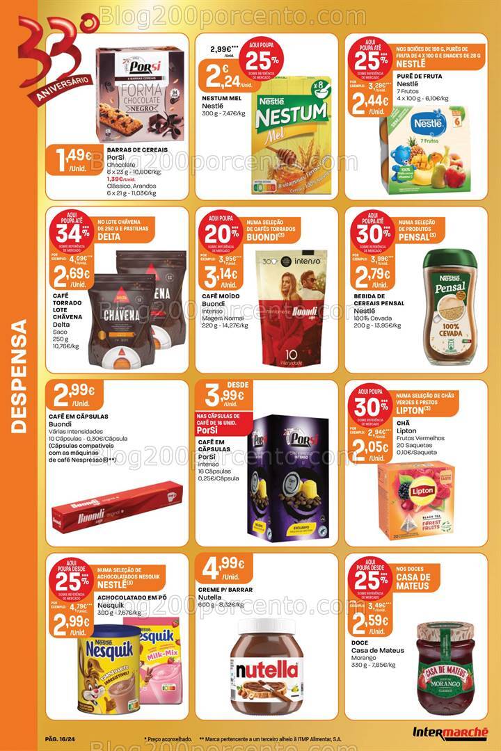 Antevisão Folheto INTERMARCHÉ Contact Promoções de 3 a 9 outubro