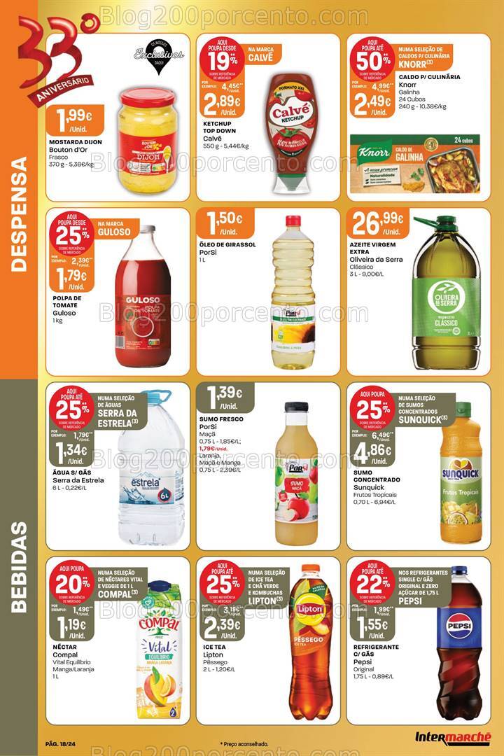 Antevisão Folheto INTERMARCHÉ Contact Promoções de 3 a 9 outubro