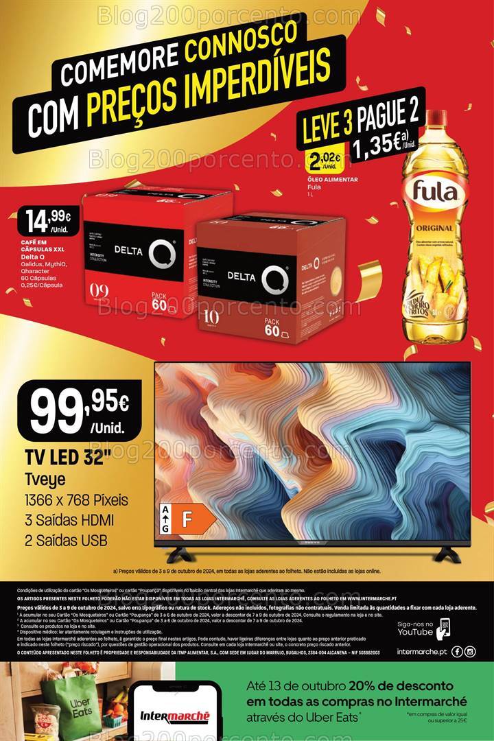 Antevisão Folheto INTERMARCHÉ Contact Promoções de 3 a 9 outubro