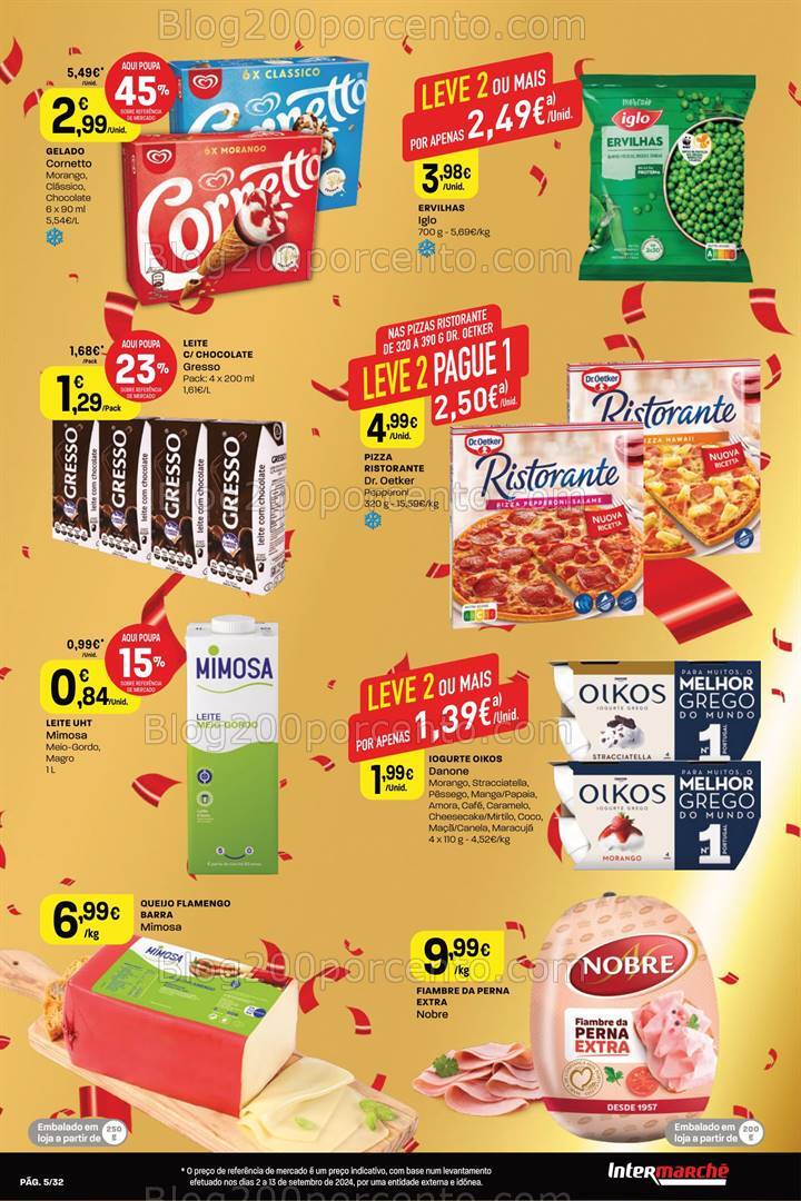 Antevisão Folheto INTERMARCHÉ Super Aniversário Promoções de 3 a 9 outubro