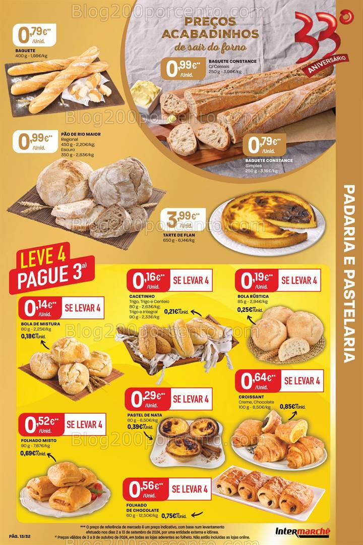 Antevisão Folheto INTERMARCHÉ Super Aniversário Promoções de 3 a 9 outubro