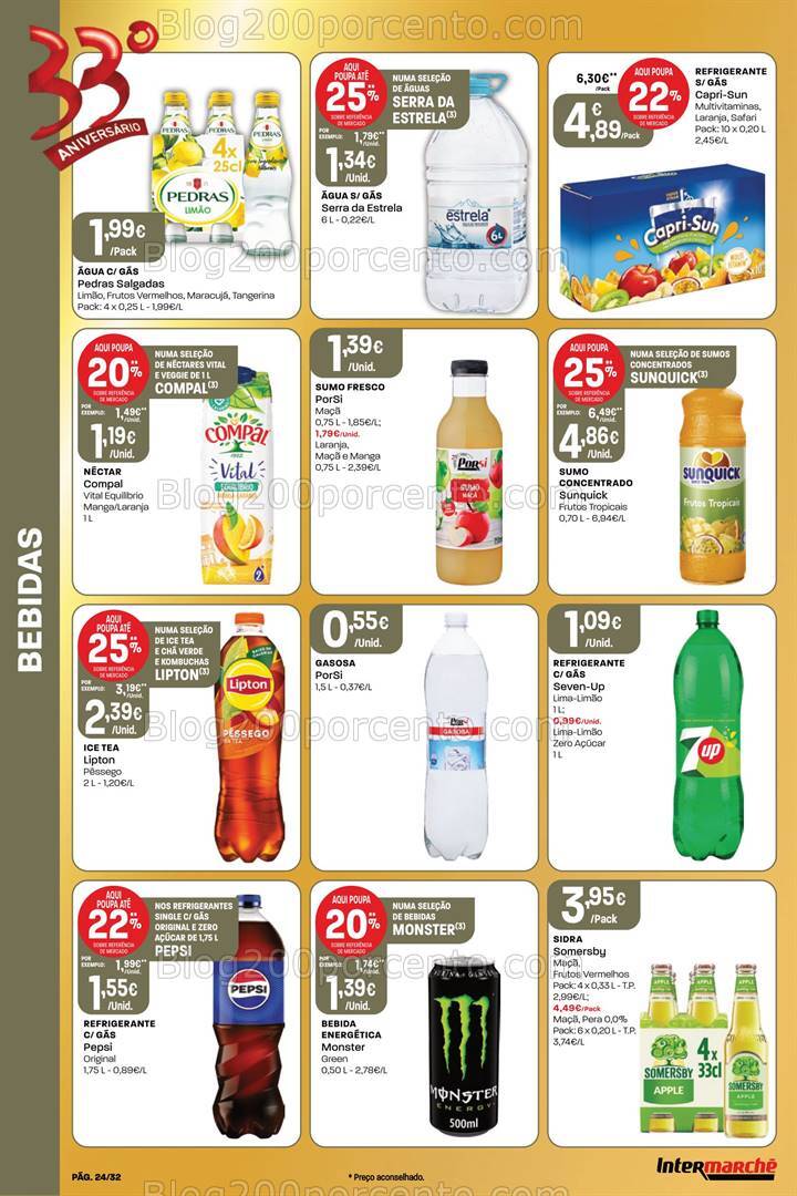 Antevisão Folheto INTERMARCHÉ Super Aniversário Promoções de 3 a 9 outubro