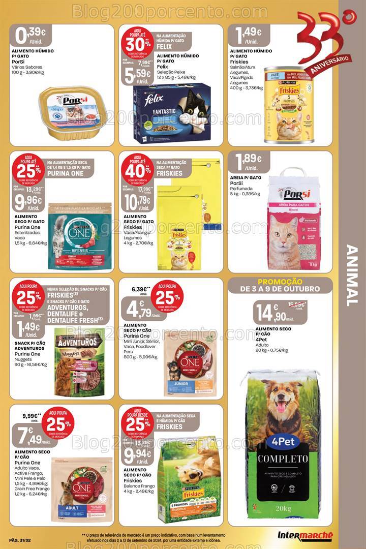 Antevisão Folheto INTERMARCHÉ Super Aniversário Promoções de 3 a 9 outubro