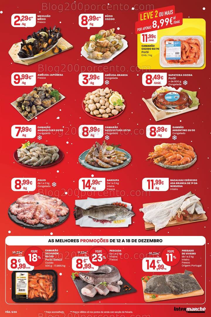 Antevisão Folheto INTERMARCHÉ Contact Promoções de 12 a 18 dezembro