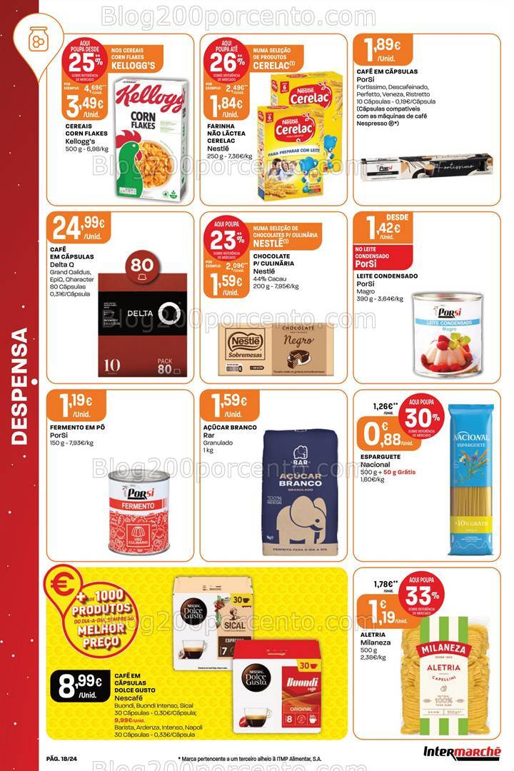 Antevisão Folheto INTERMARCHÉ Contact Promoções de 12 a 18 dezembro