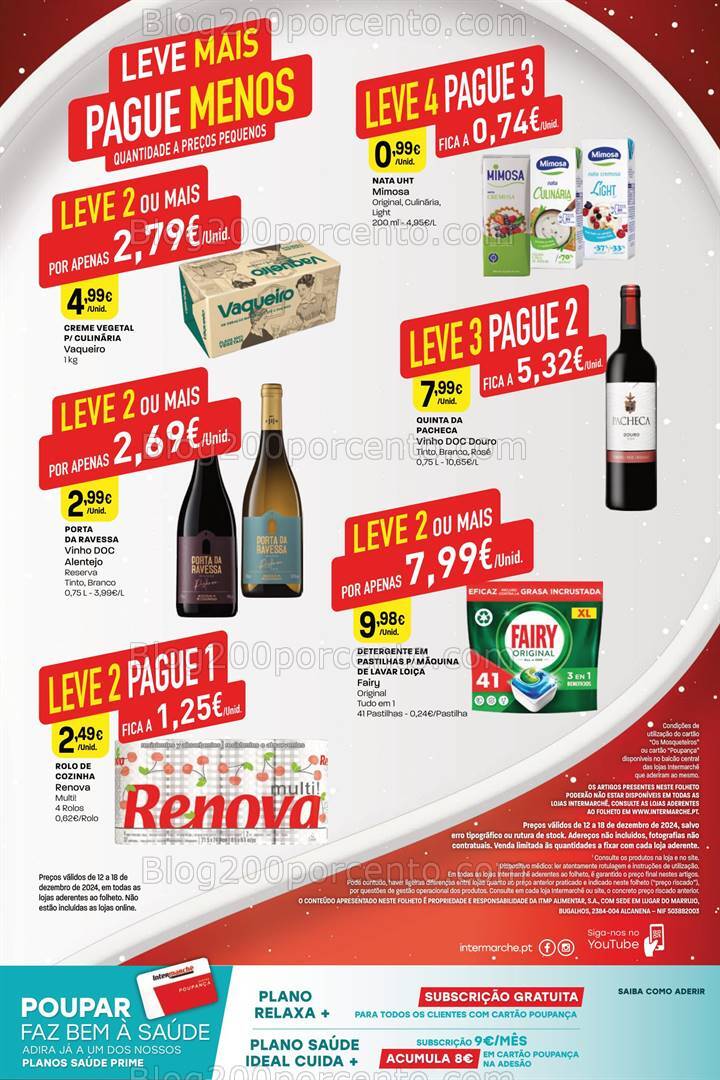 Antevisão Folheto INTERMARCHÉ Contact Promoções de 12 a 18 dezembro