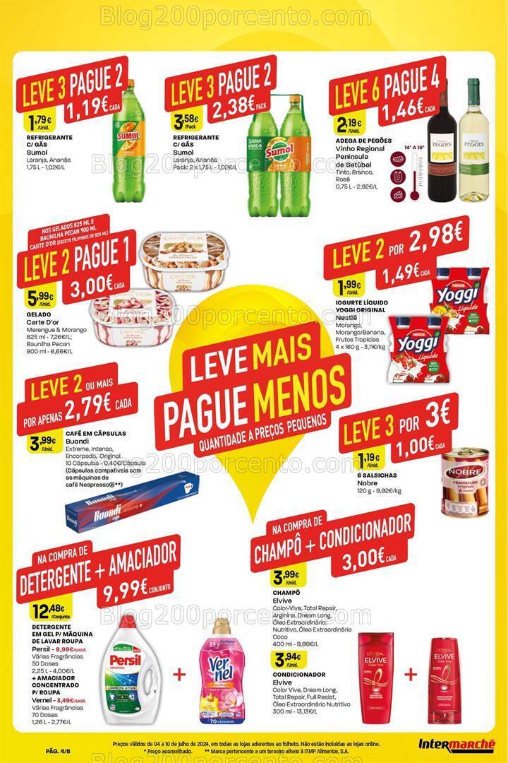 Antevisão Folheto INTERMARCHÉ Mini Promoções de 4 a 10 julho
