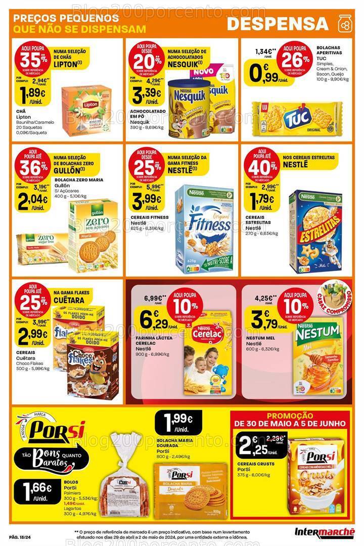 Antevisão Folheto INTERMARCHÉ Super Promoções de 30 maio a 5 junho