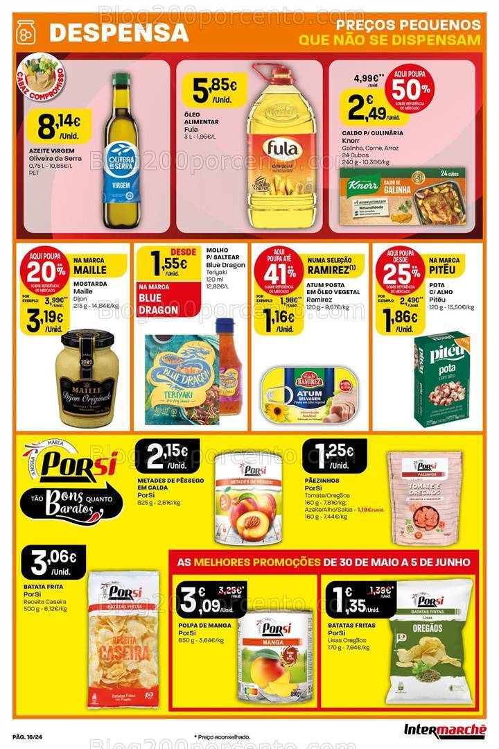 Antevisão Folheto INTERMARCHÉ Super Promoções de 30 maio a 5 junho