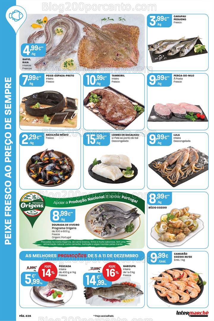 Antevisão Folheto INTERMARCHÉ Super Promoções de 5 a 11 dezembro