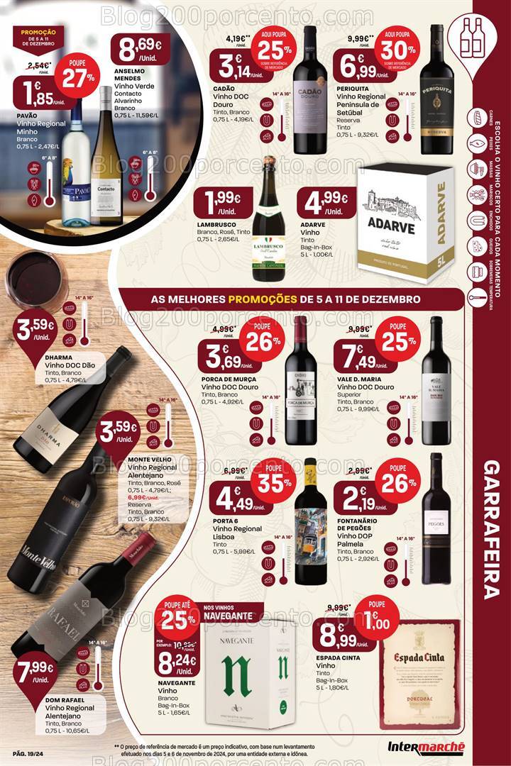 Antevisão Folheto INTERMARCHÉ Super Promoções de 5 a 11 dezembro