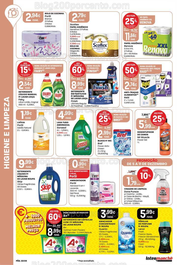 Antevisão Folheto INTERMARCHÉ Super Promoções de 5 a 11 dezembro