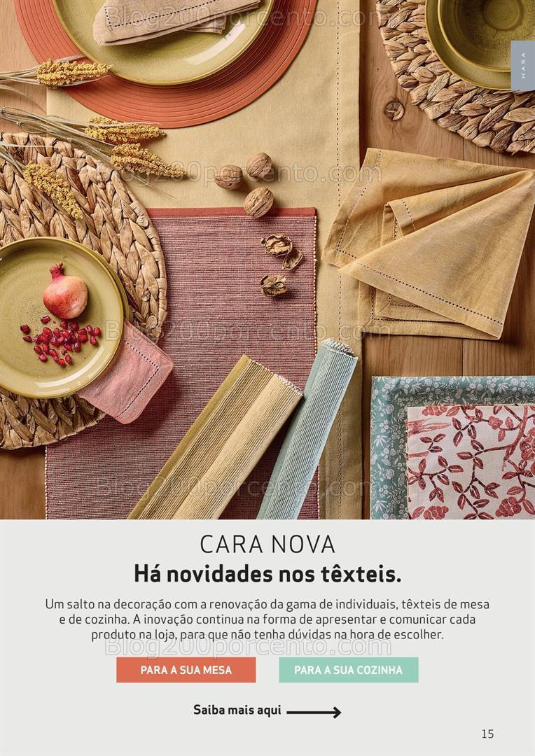 Antevisão Catálogo Kasa CONTINENTE Outono Inverno - 16 outubro a 31 janeiro